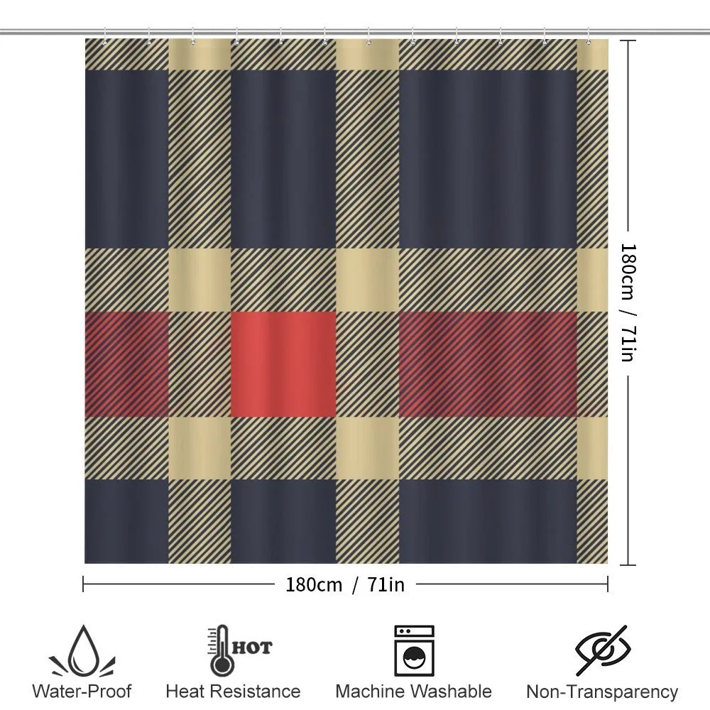 Vintage Plaid Lines — Detail 2