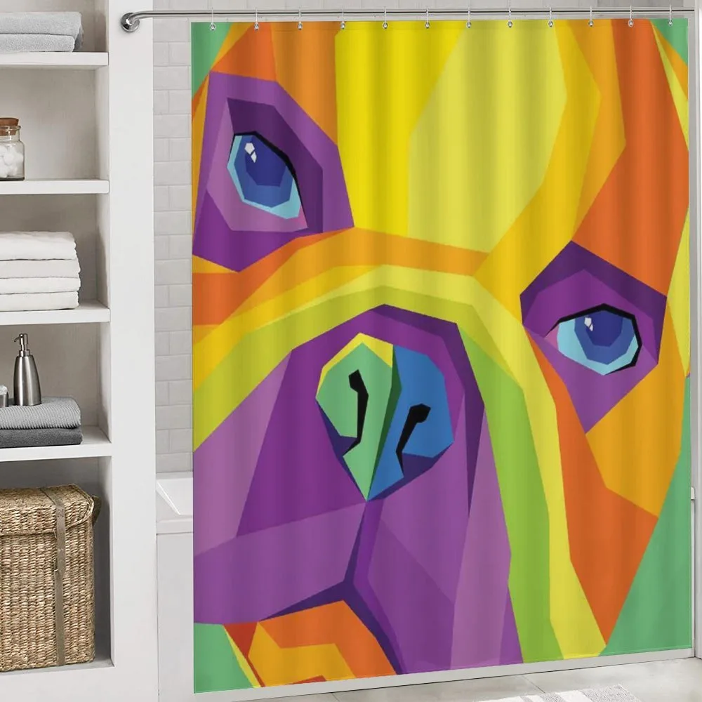 Abstract Vibrant Face — Detail 4