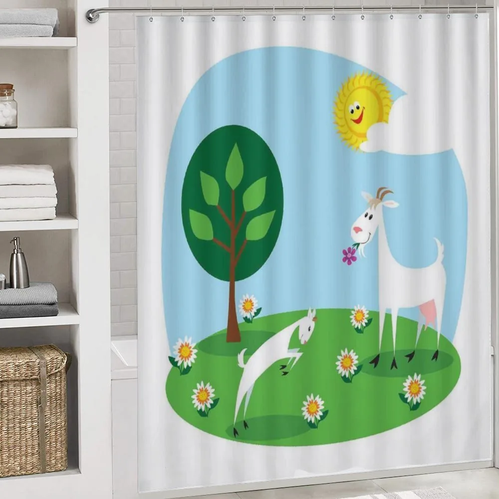 Baby Goat Playing Meadow — Detail 4