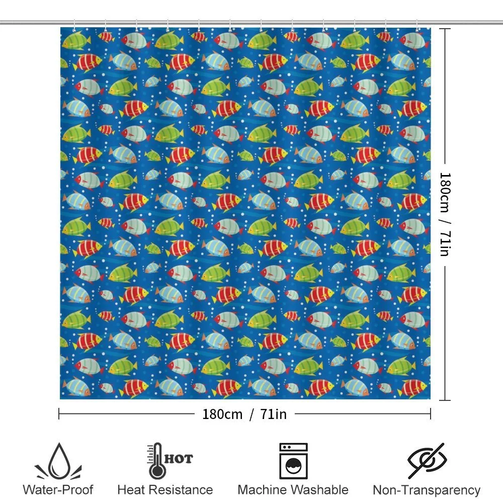 Colorful Striped Fishes — Detail 2