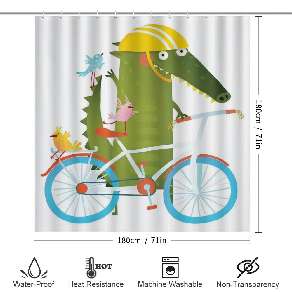 Crocodile Friends Bicycle — Detail 2