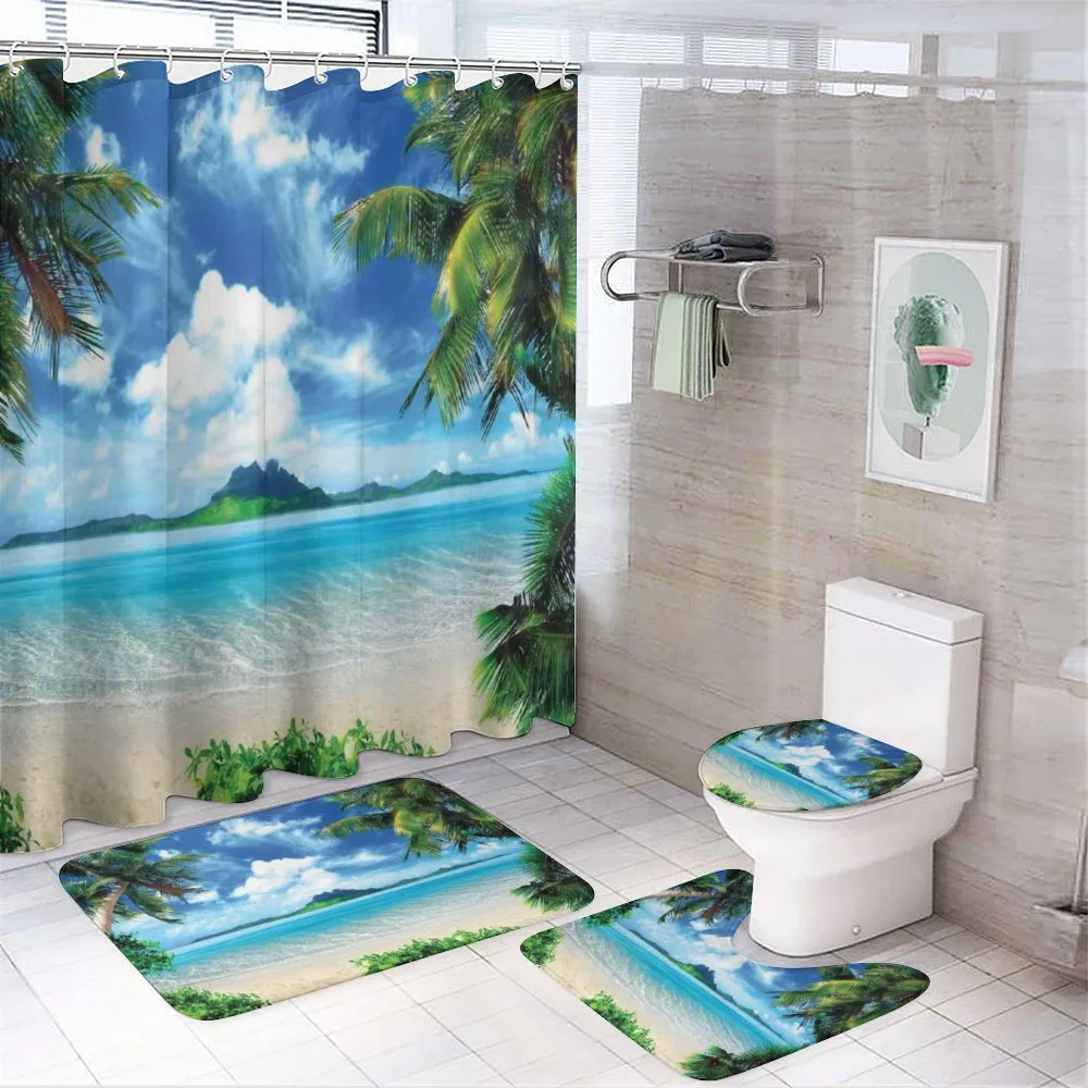 Exotic Seascape Palm Tree — Your design