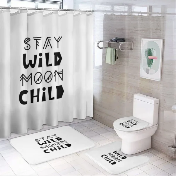Hipster Design on a shower curtain