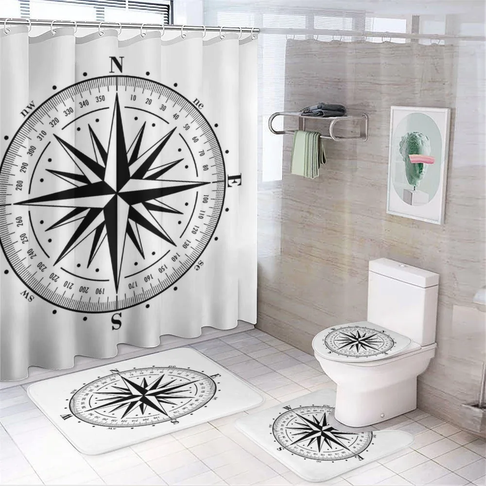 Simple Monochrome Windrose — Your design