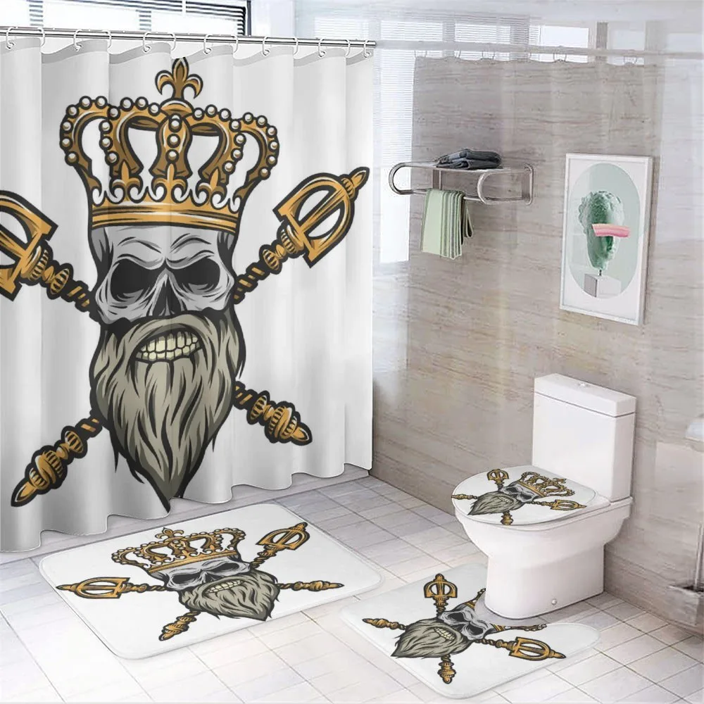 Skull Head with Grey Beard — Your design