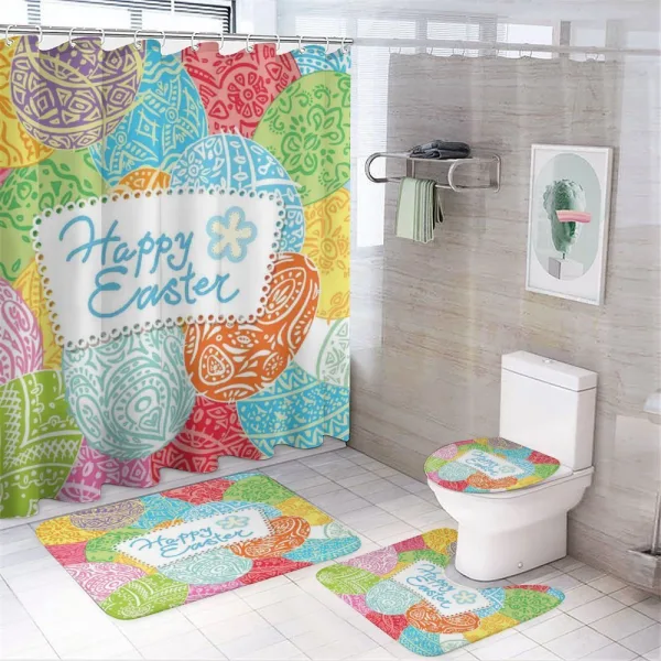 Spring Holiday on a shower curtain