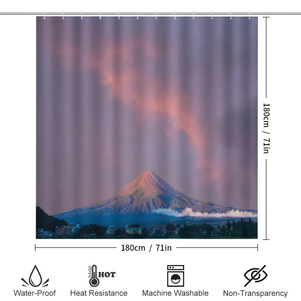 Sunrise Beams Volcanic Region — Detail 2