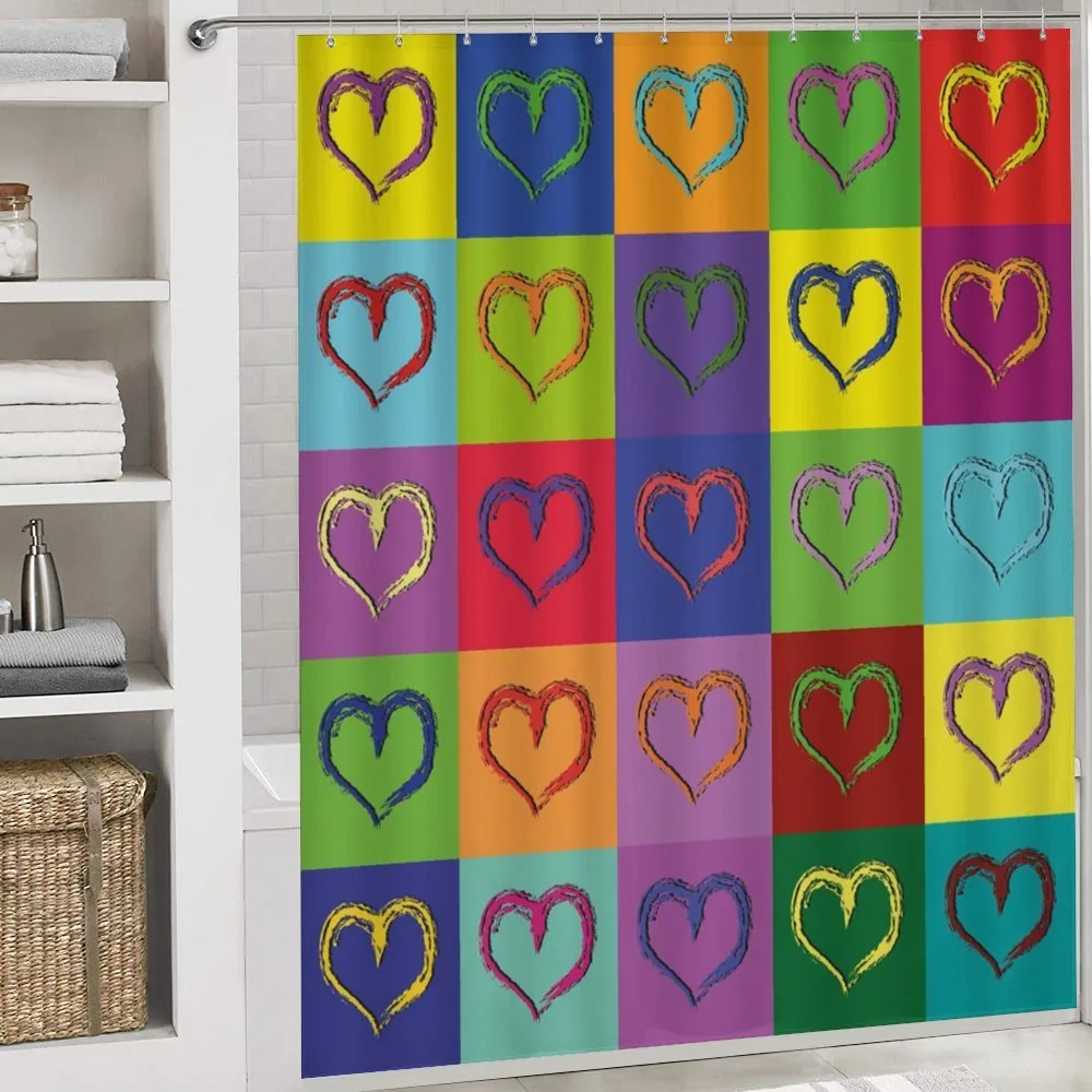 Vivid Heart Colorful Square — Detail 4