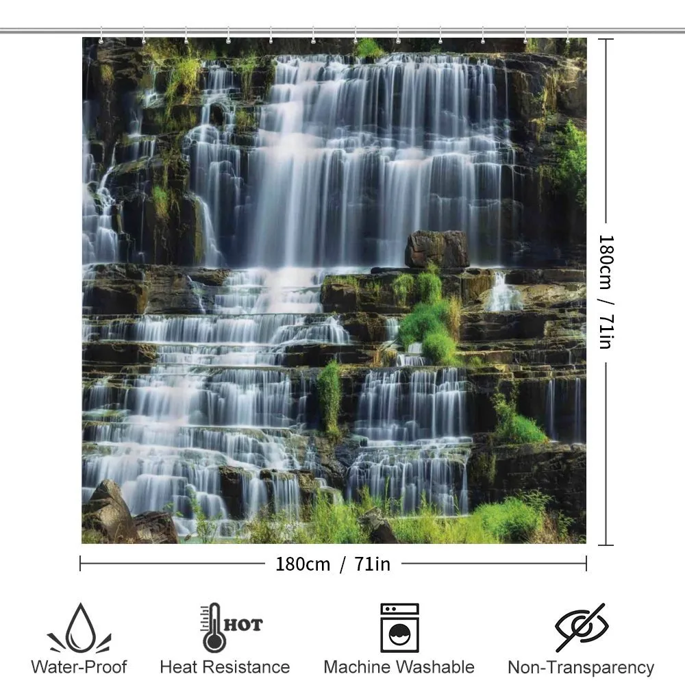 Waterfall Jungle Rural — Detail 2