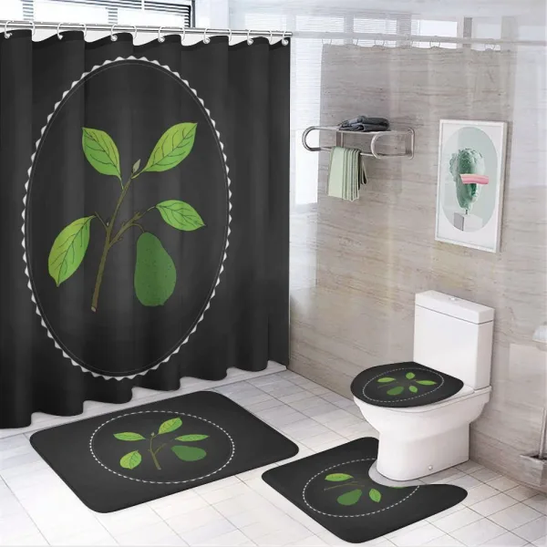 Alligator Pear Tree on a shower curtain