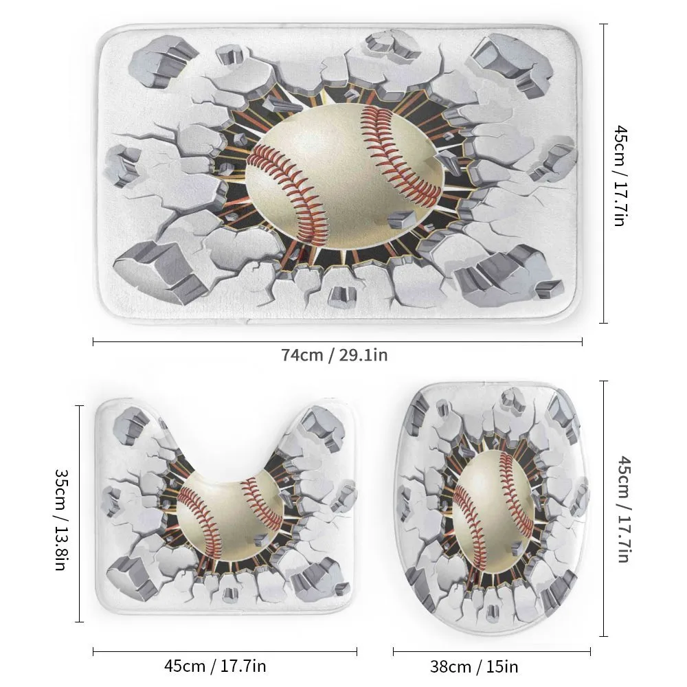 Baseball Wall Concrete — Detail 1