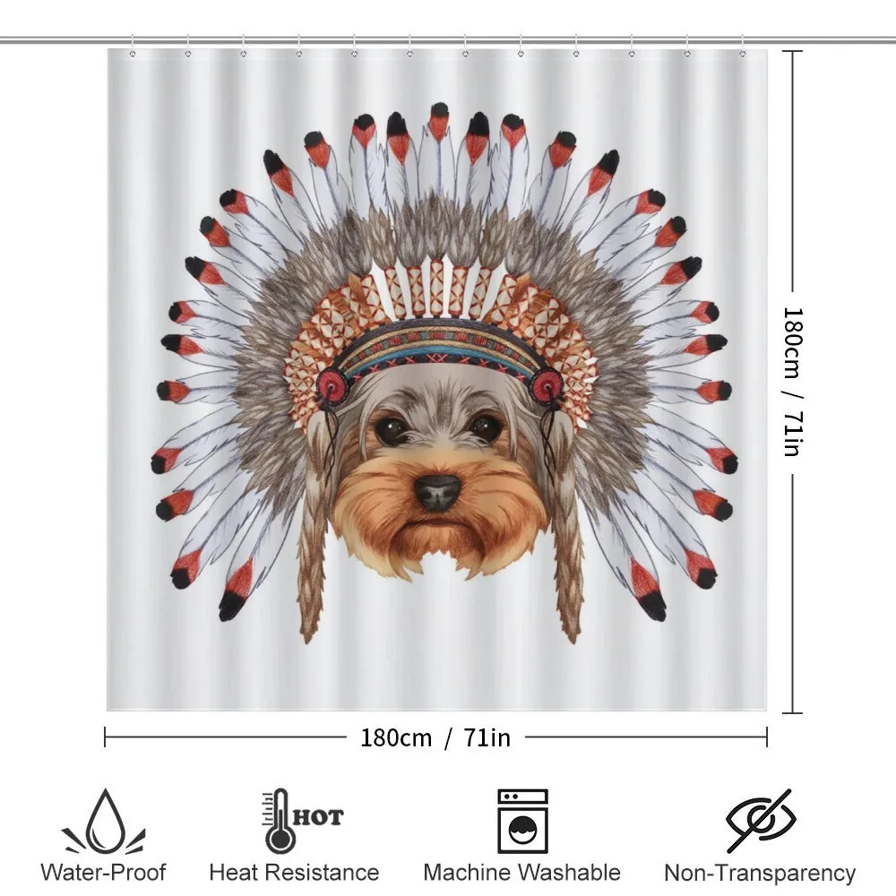 Bonnet Wearing Dog — Detail 2