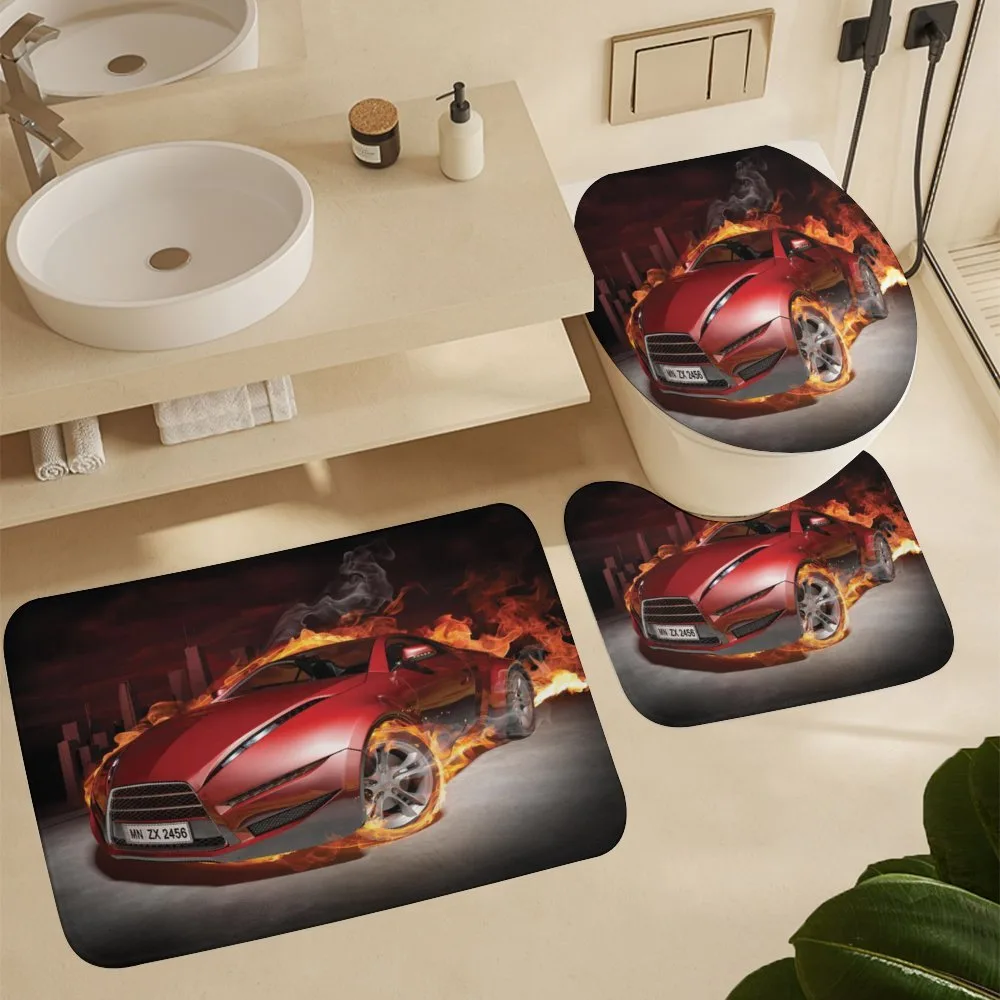 Burnout Tires Sport Car — Detail 5