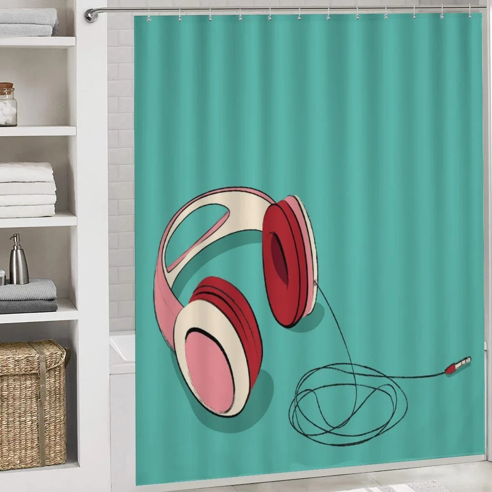 Cool Pink Retro Earphones — Detail 4