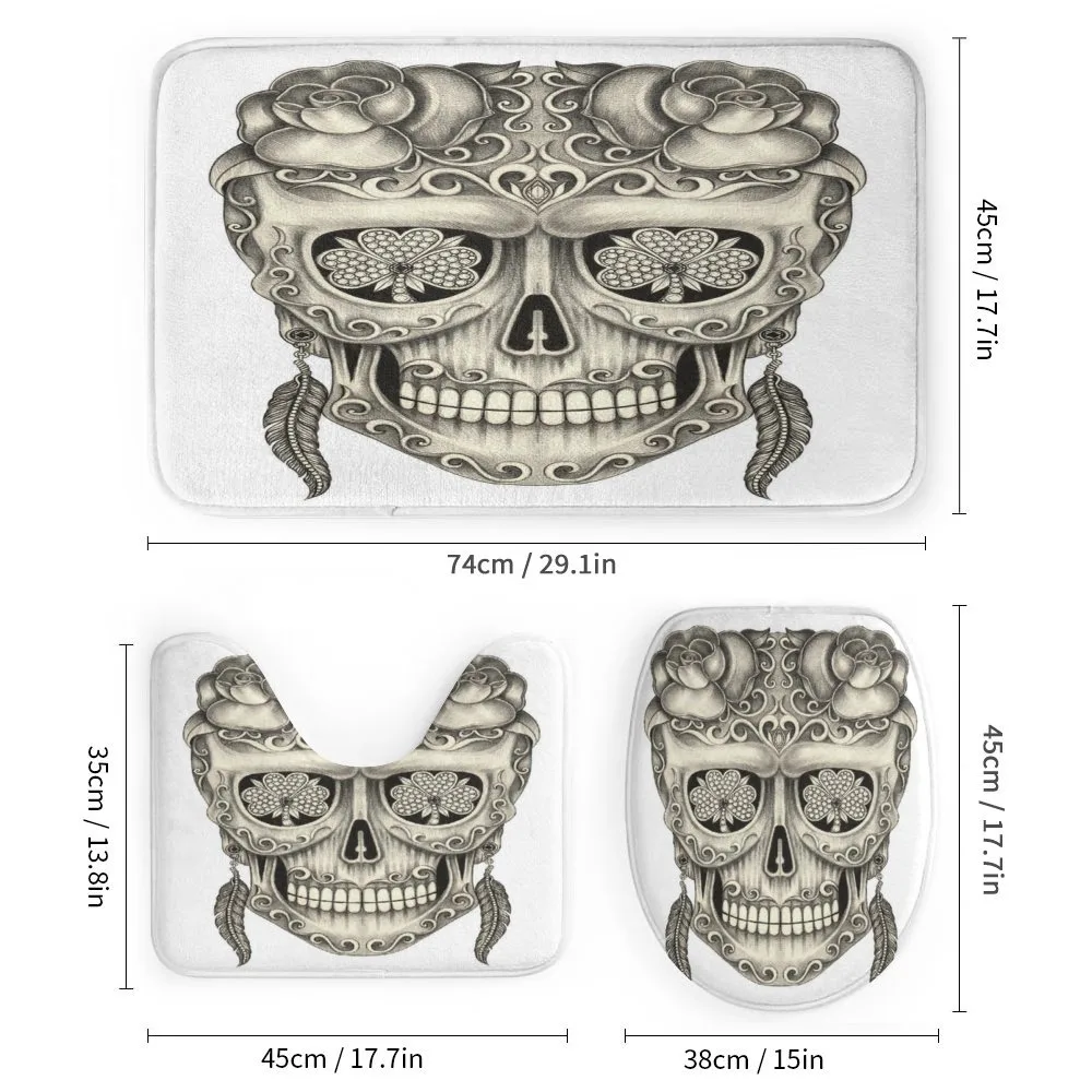 Floral Sugar Skull — Detail 1