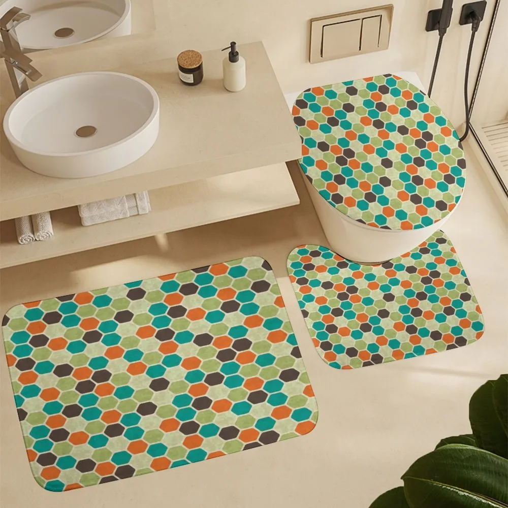 Grunge Colorful Hexagons — Detail 5