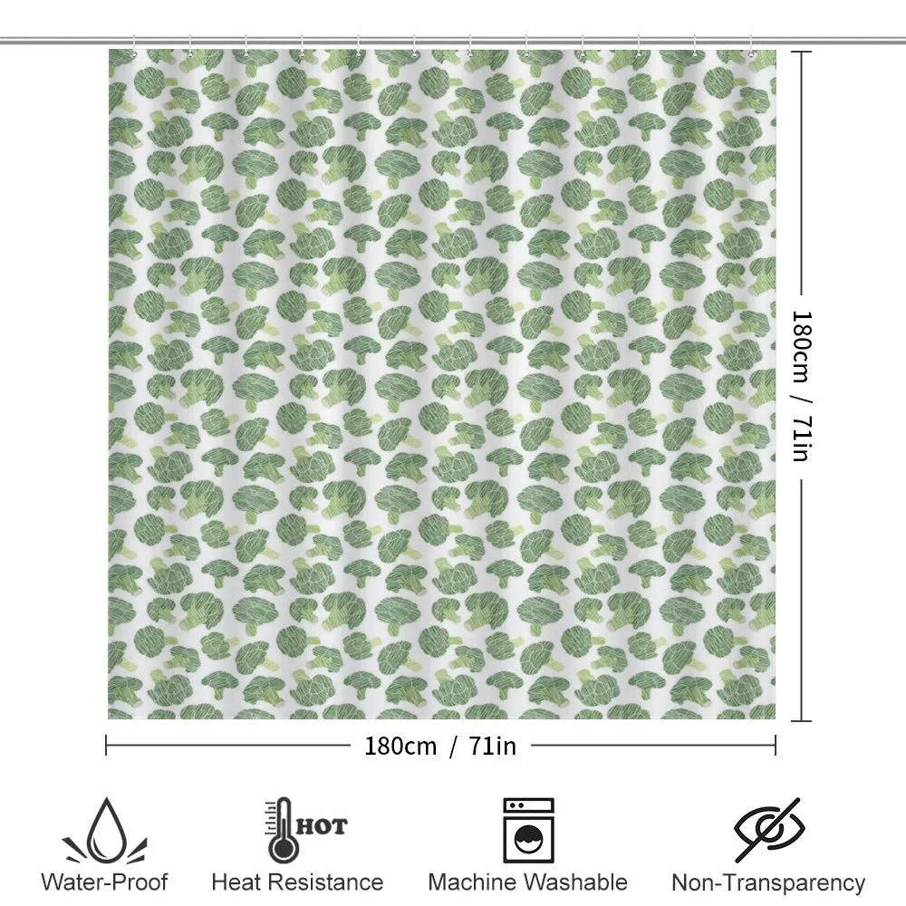 Hatched Broccoli Pattern — Detail 2