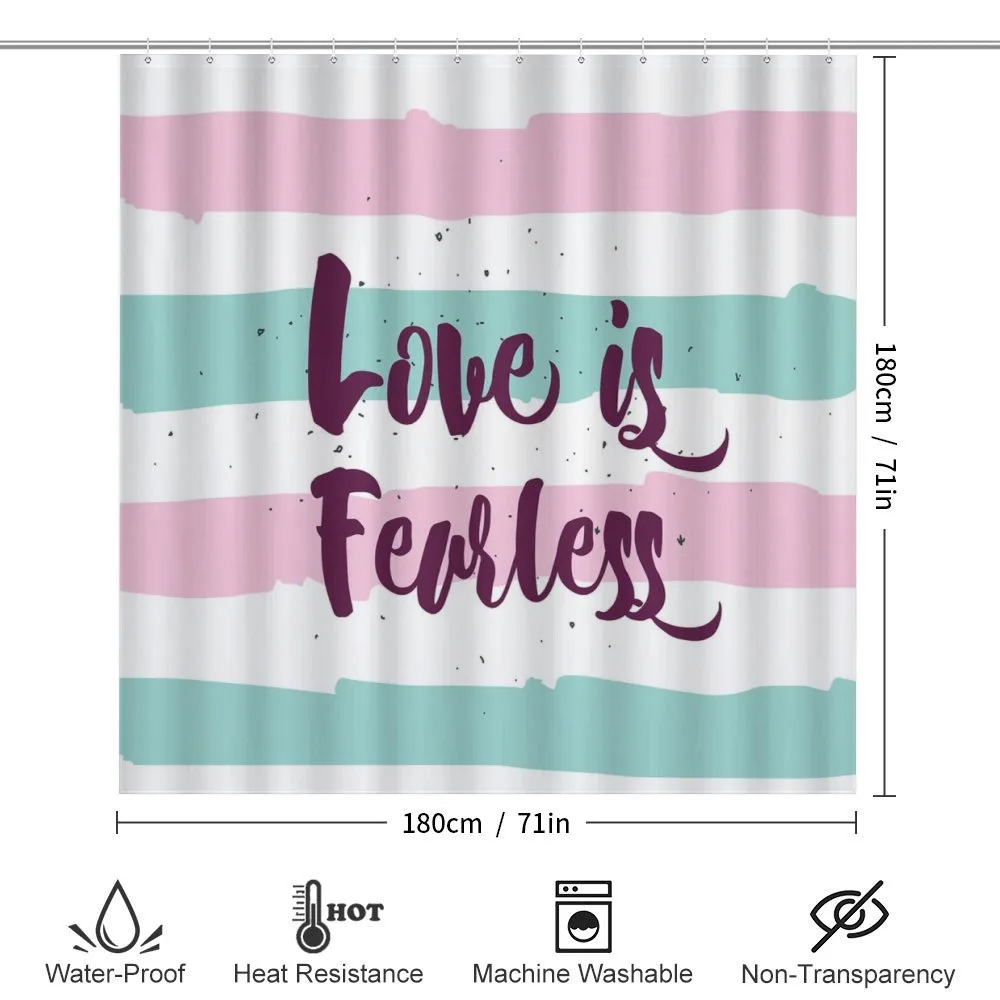 Love is Fearless Words — Detail 2