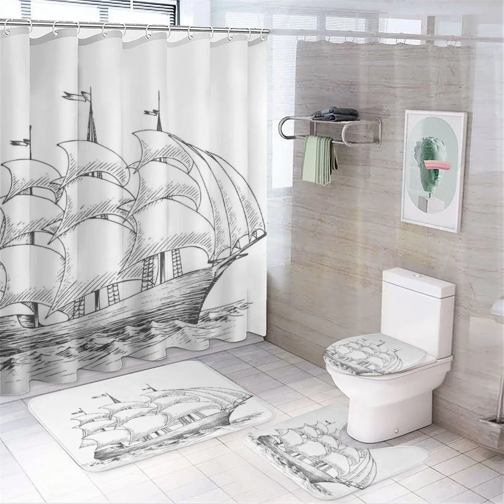 Medieval Ship Sea — Your design