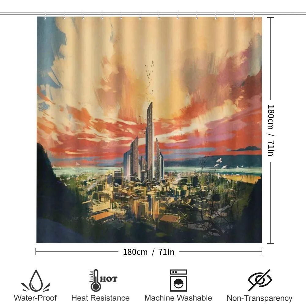 Modern Harbor Cityscape — Detail 2