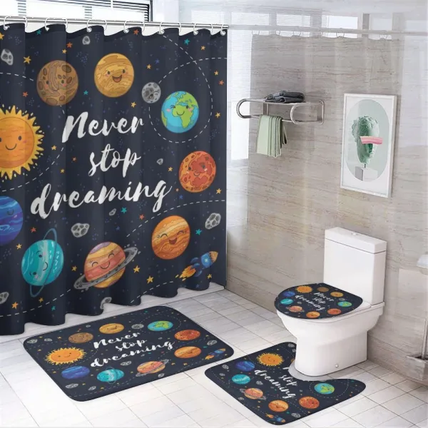 Outer Space Star Cluster on a shower curtain