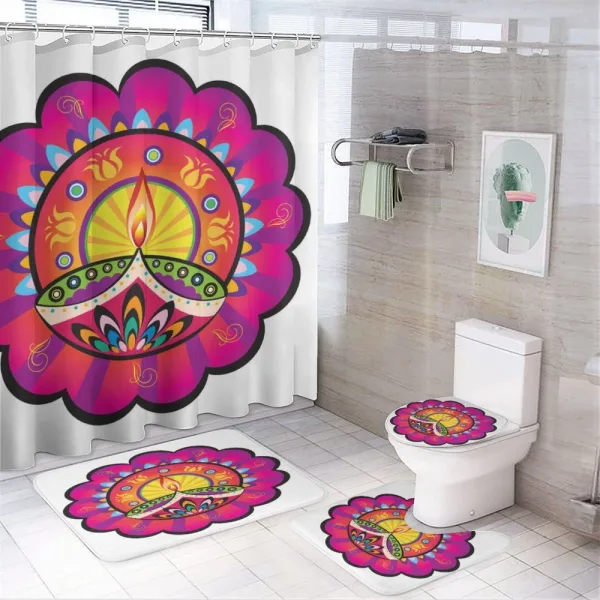 Paisley Design on a shower curtain