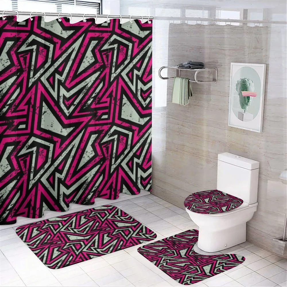 Retro Geometric Lines — Your design