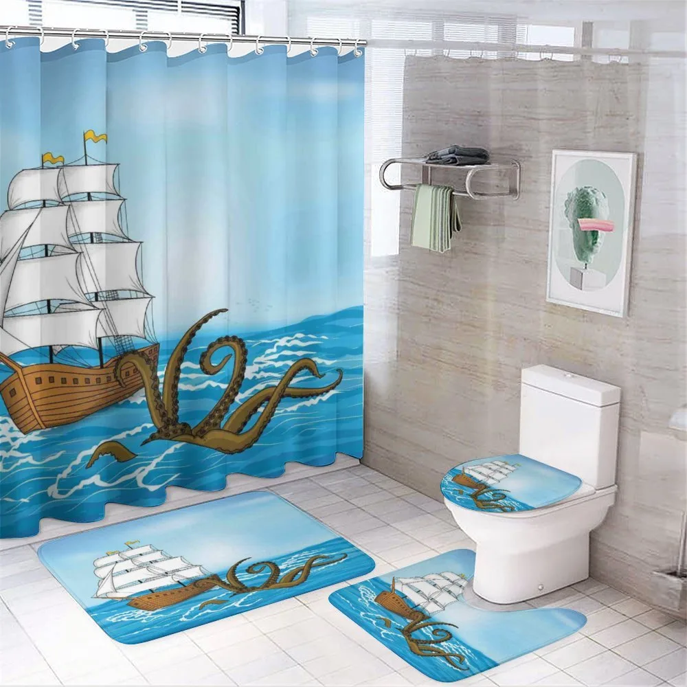 Ship in Waves and Kraken — Your design