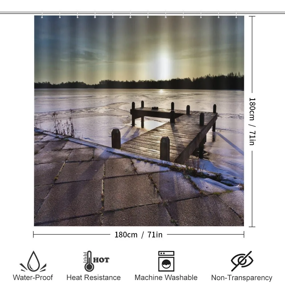 Sunrise Above a Jetty — Detail 2
