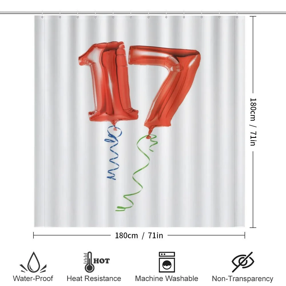 17 Party Red Balloons — Detail 2