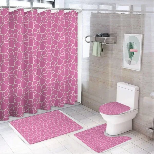 Abstract Animal Skin on a shower curtain