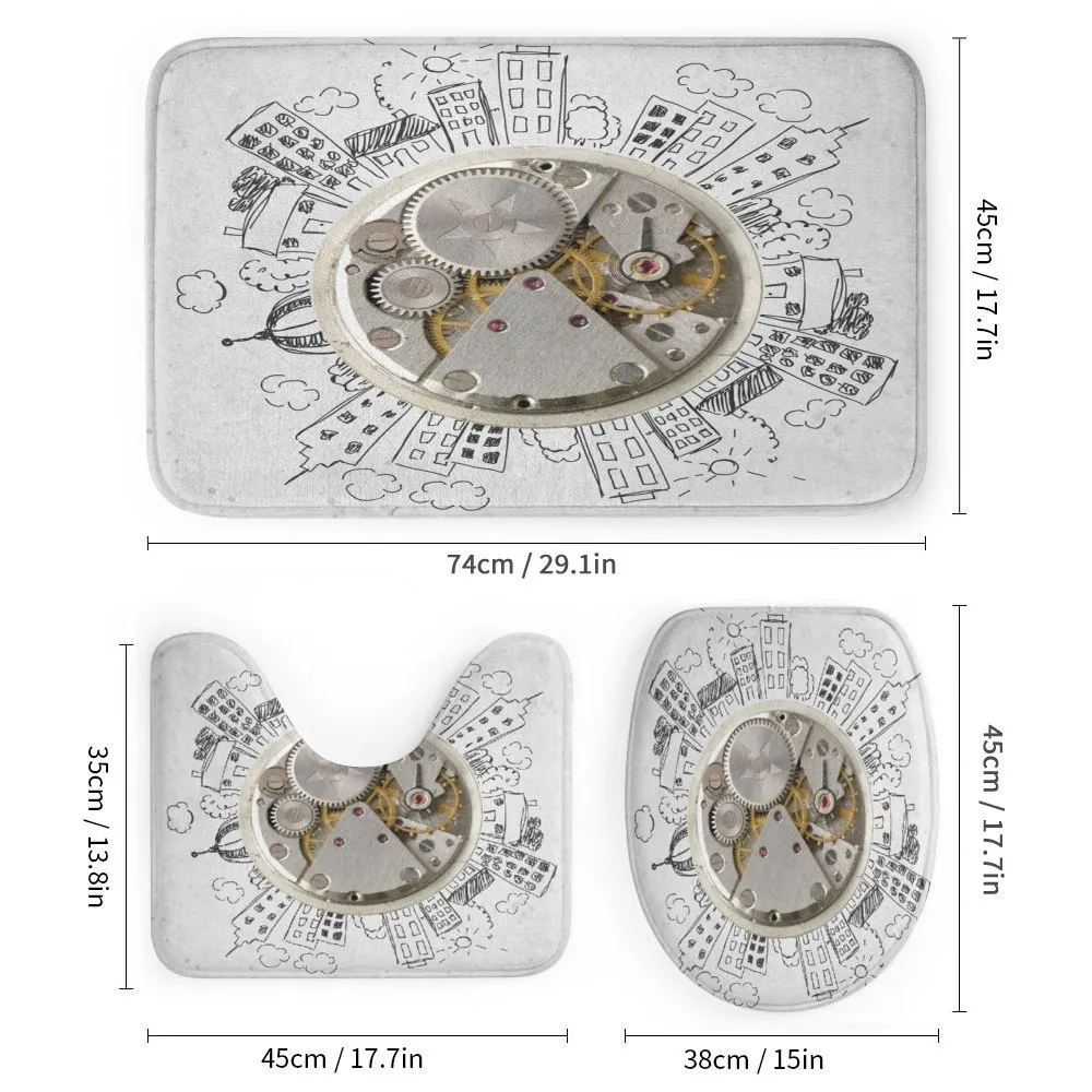 Alarm Clock with Clouds — Detail 1