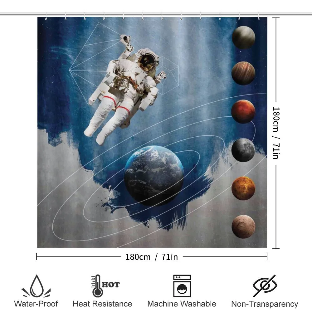 Astronaut Planets Space — Detail 2