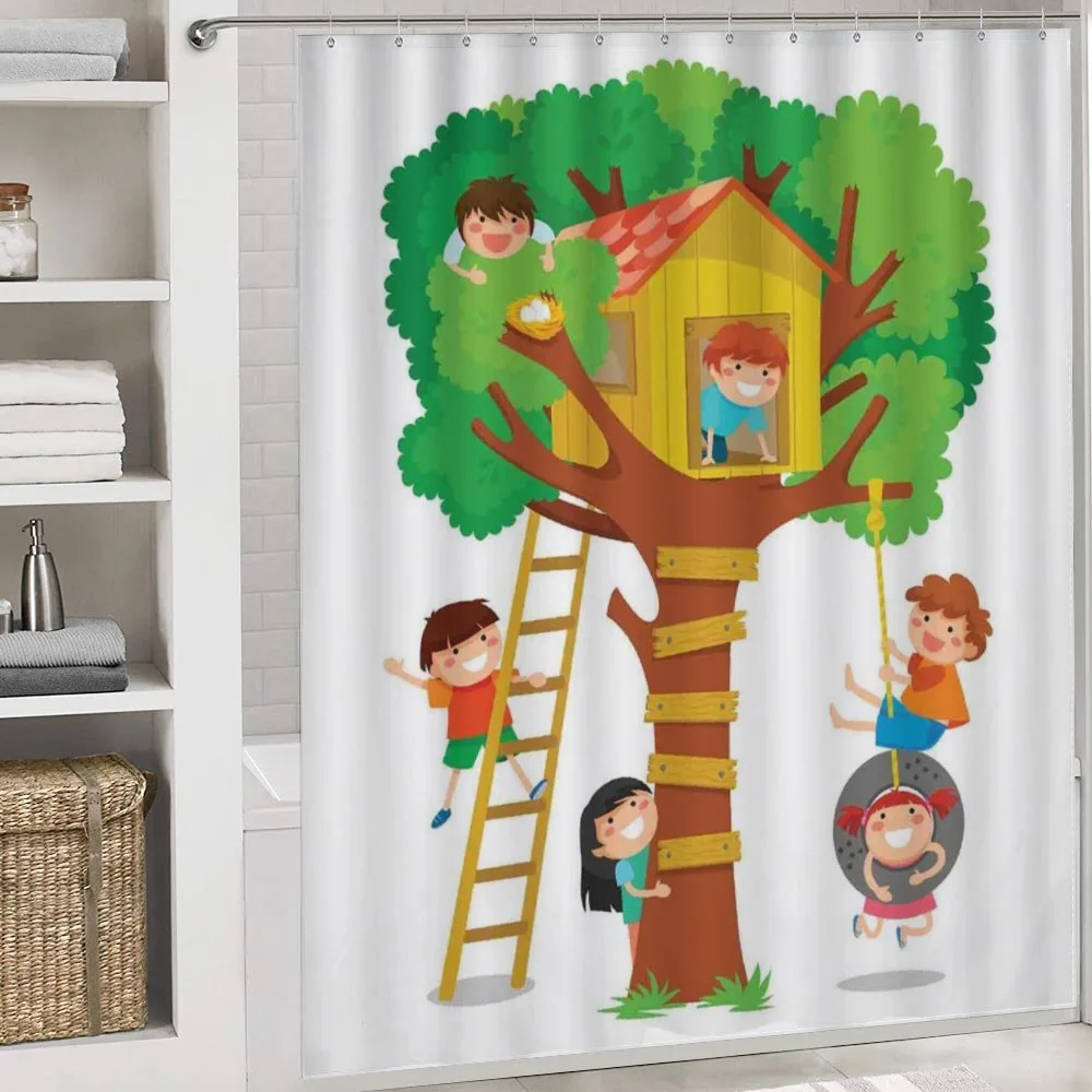 Boys Girl in a Tree House — Detail 4