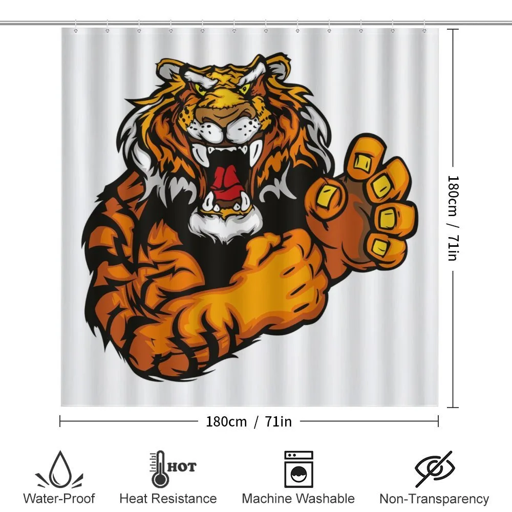 Cartoon Angry Wild Cat — Detail 2