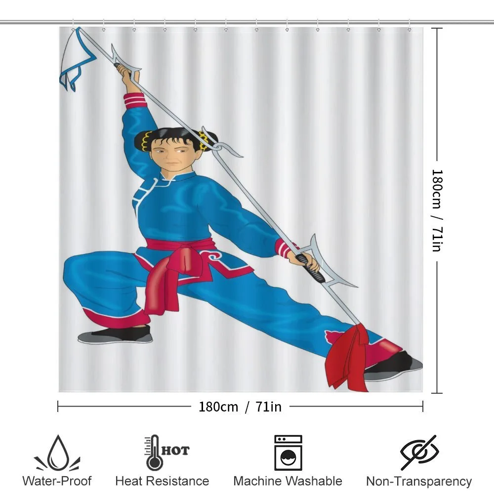 Cartoon Girl in Folk Clothe — Detail 2