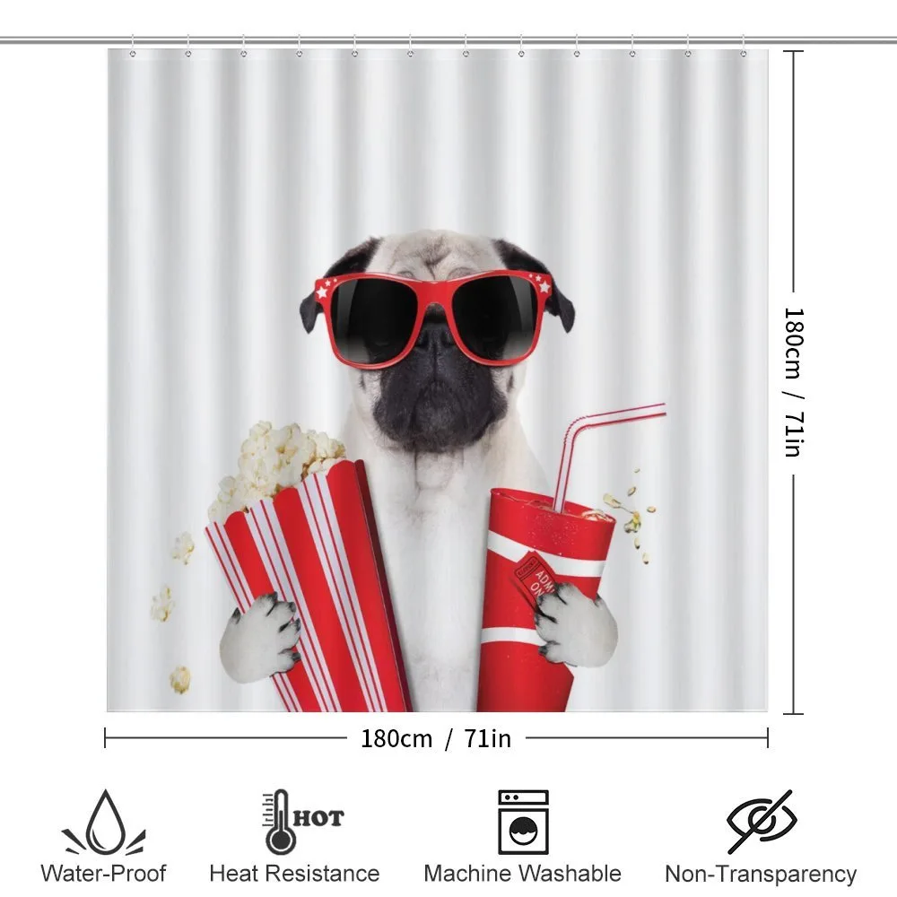 Dog Going to the Movies — Detail 2