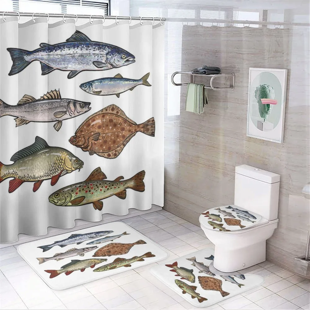 Drawn Various Species of Fish — Your design
