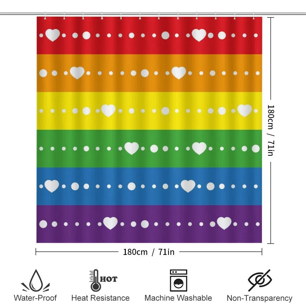 Gay Pride Flag Dots — Detail 2