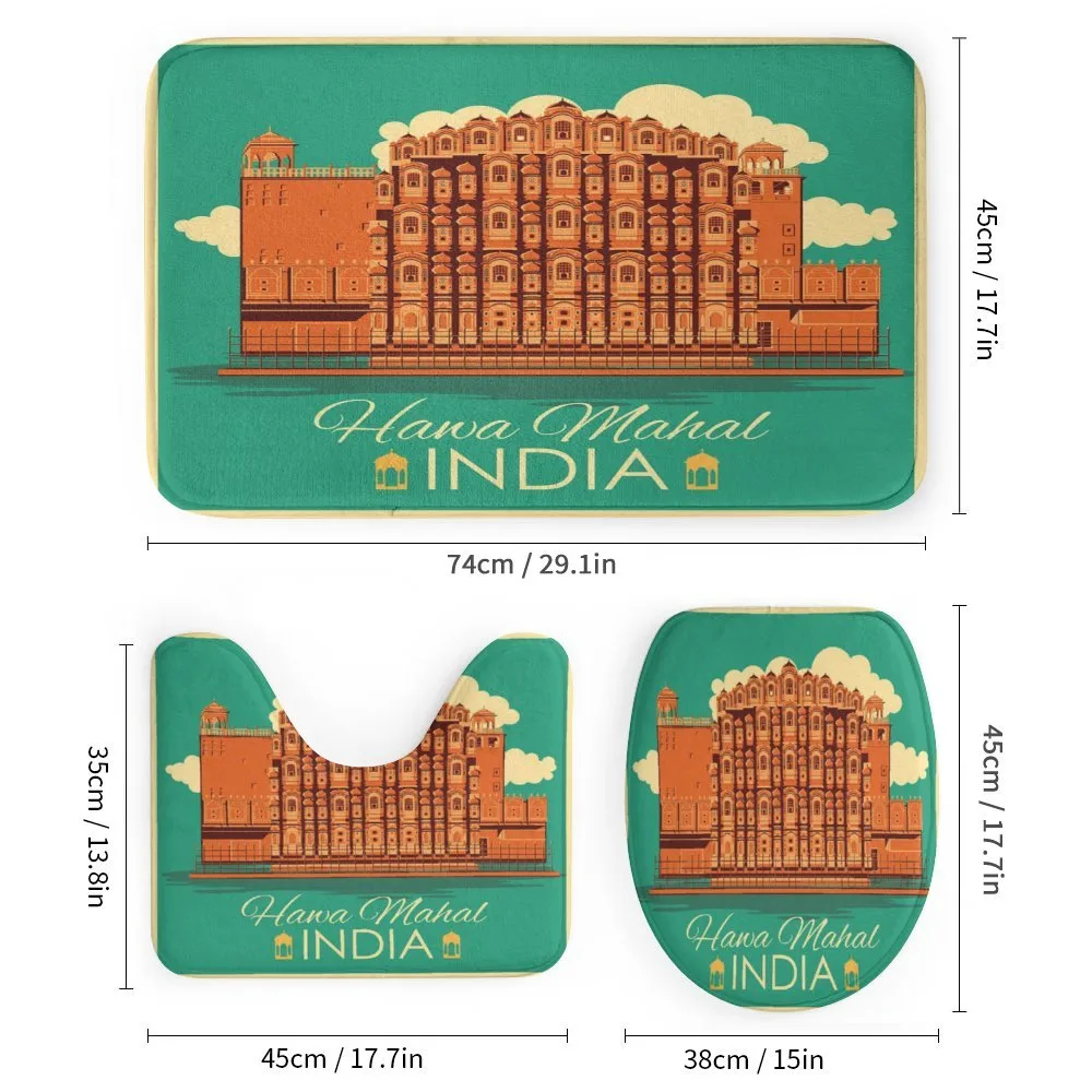 Hawa Mahal Retro Poster — Detail 1