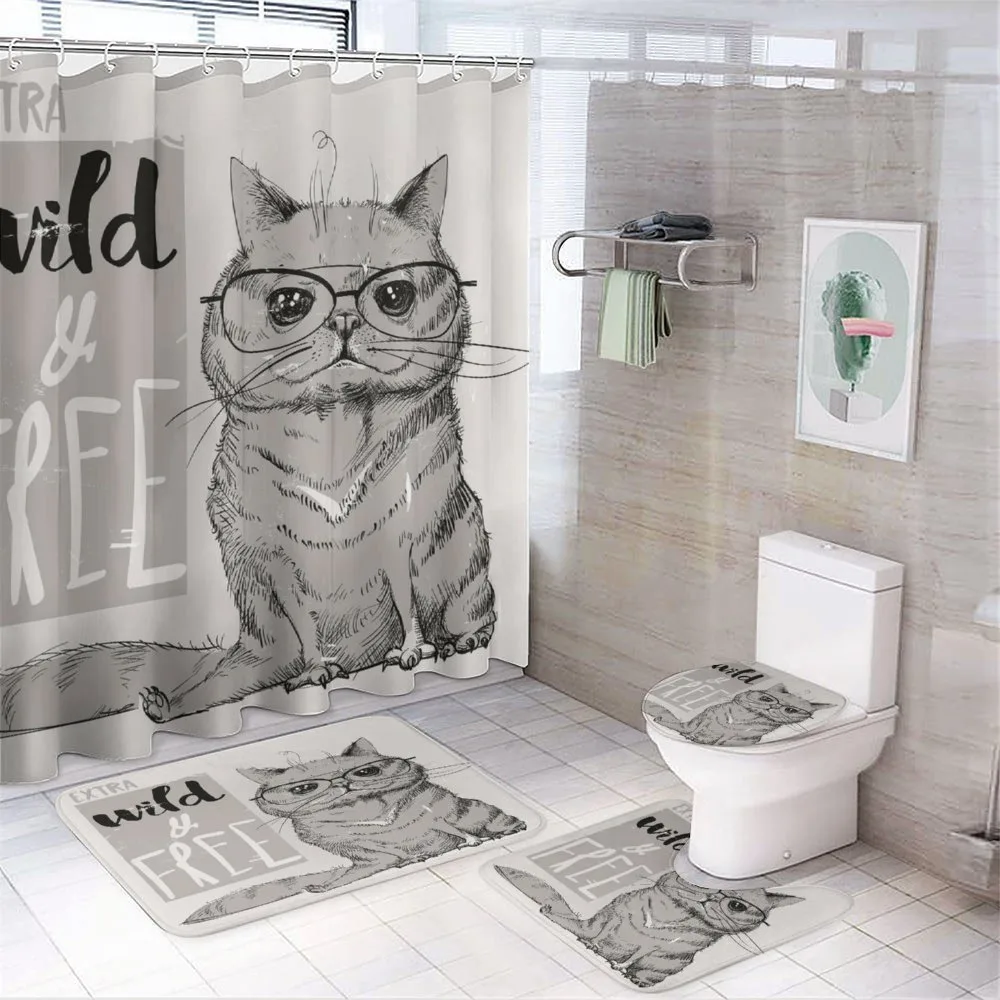 Hipster Cat Humorous — Your design