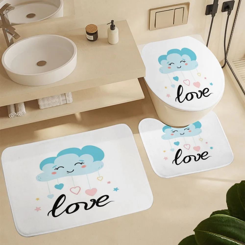 Love Cursive Text and Clouds — Detail 5