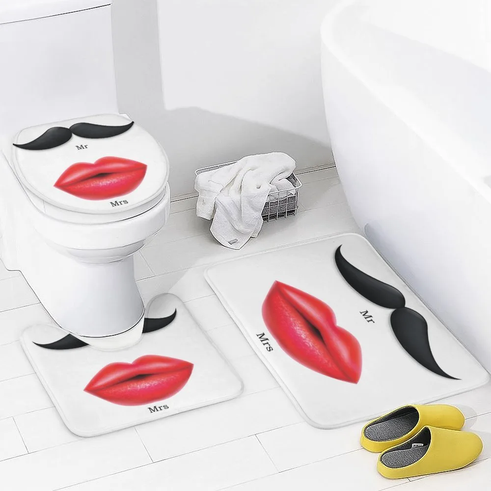 Mustache with Lips Motifs — Detail 3