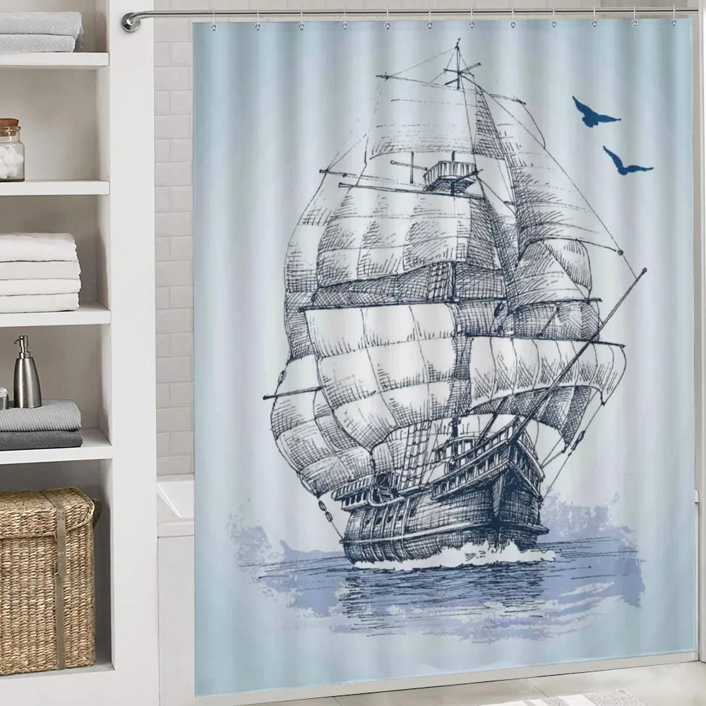 Old Ship at Sea — Detail 4