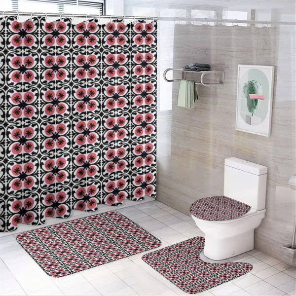 Oriental Suzani Pattern on a shower curtain