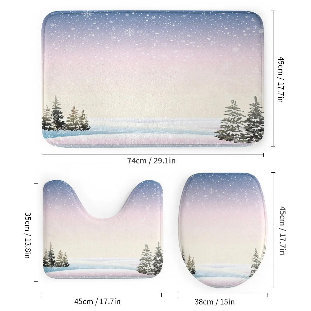 Snowfall and Pine Trees — Detail 1