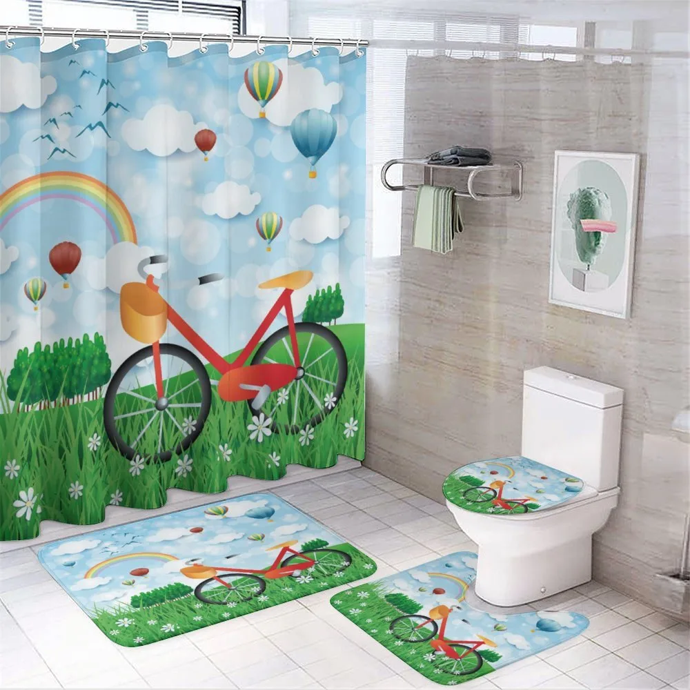 Spring Landscape with Bike — Your design