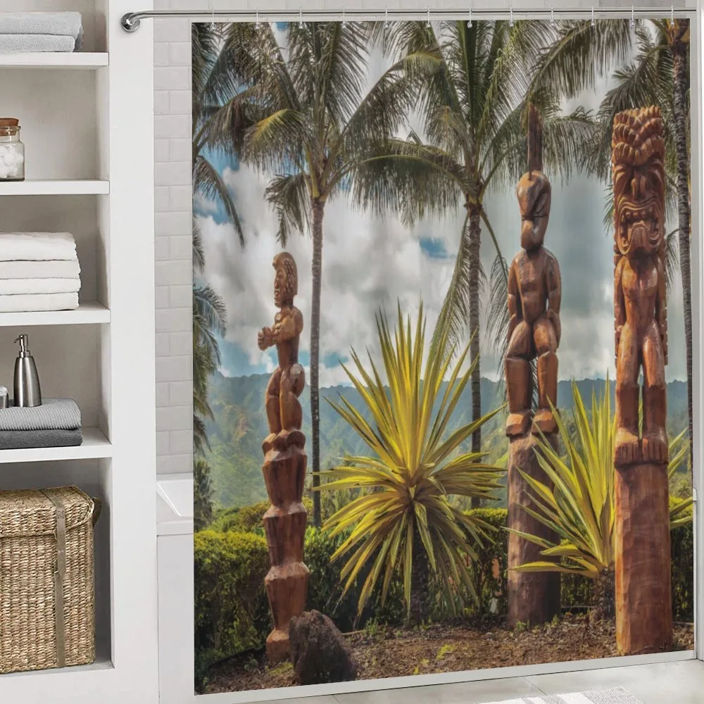 Tiki Masks and Palm Trees — Detail 4