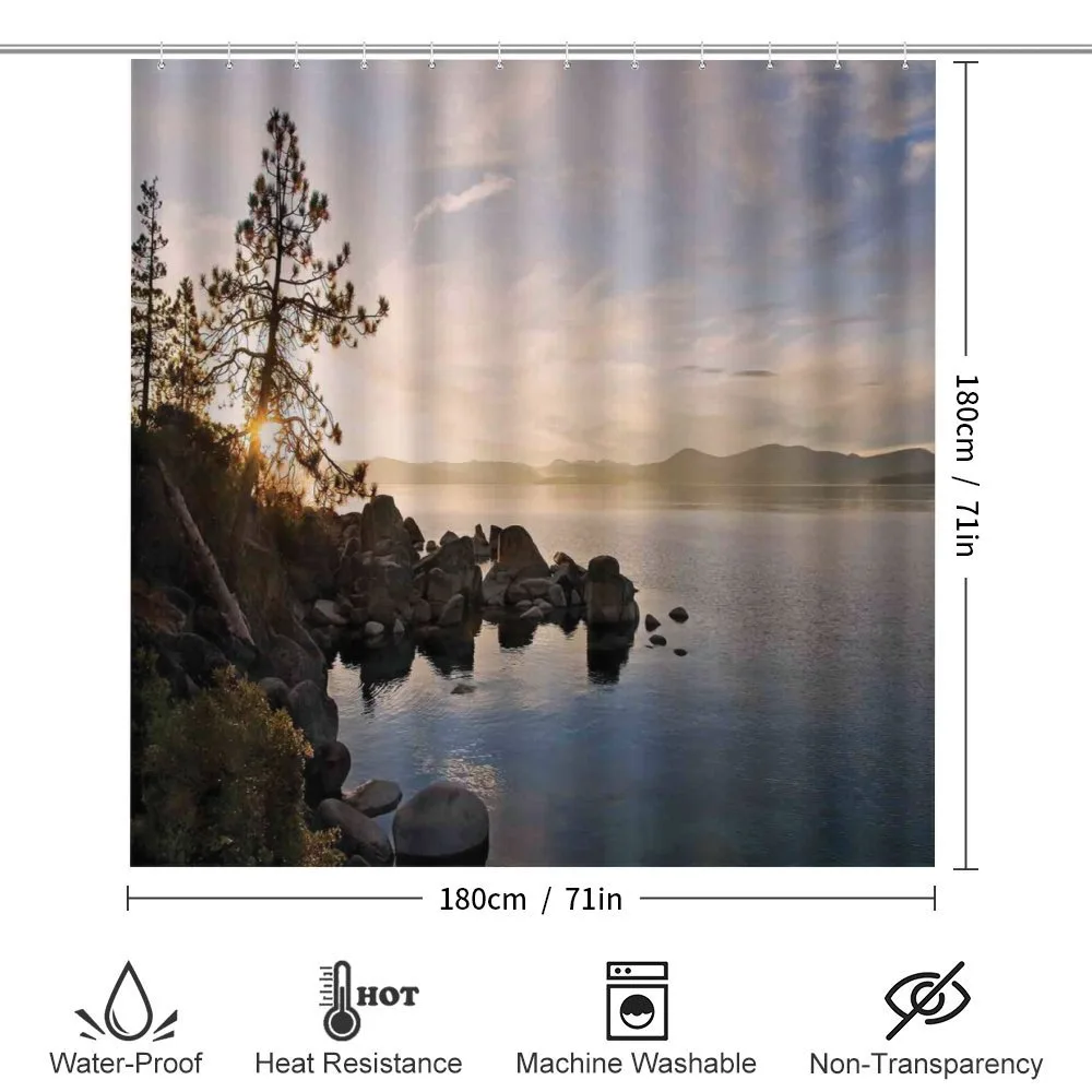 Lake Tahoe at Sunset — Detail 2