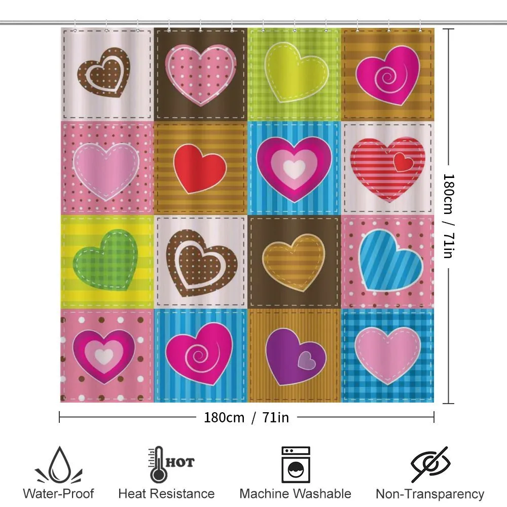 Love Heart Patchwork — Detail 2